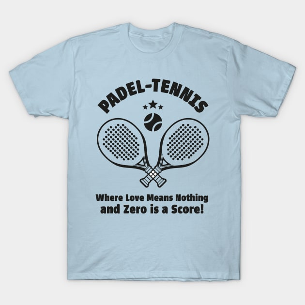 Padel Tennis T-Shirt by Delicious Art